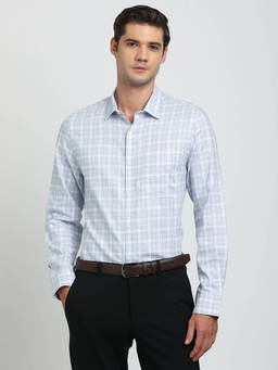 Turtle - White Checks Shirt