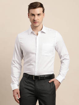 Turtle - Off White Printed Shirt