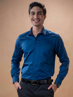 Turtle - Teal Solid Shirt