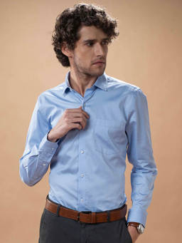Turtle - Blue Solid Shirt