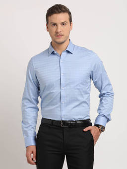 Turtle - Blue Checks Shirt