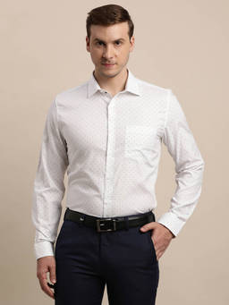 Turtle - White Printed Shirt