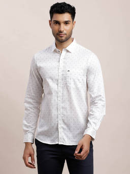 Turtle - White Printed Shirt