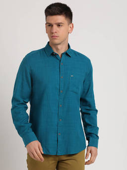 Turtle - Teal Solid Shirt