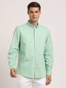 Turtle - Green Solid Shirt