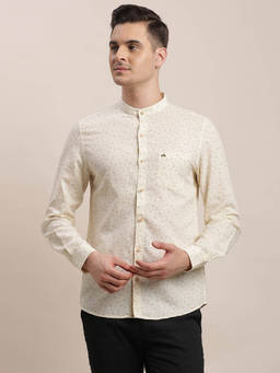 Turtle - Beige Printed Shirt