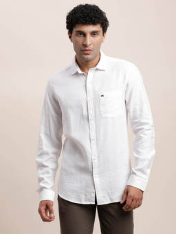 Turtle - White Solid Shirt