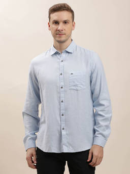 Turtle - Blue Solid Shirt