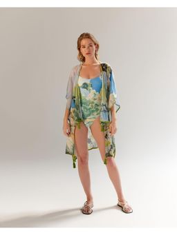NOIB - Forest June Multi Coloured Long Coverup