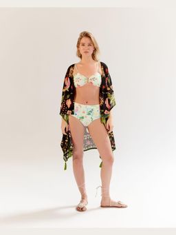 NOIB - Seashell June Black Long Coverup