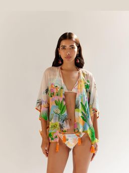 NOIB - By The Sea June Multi Coloured Short Coverup