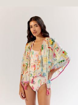 NOIB - Postcard June Multi Coloured Short Coverup