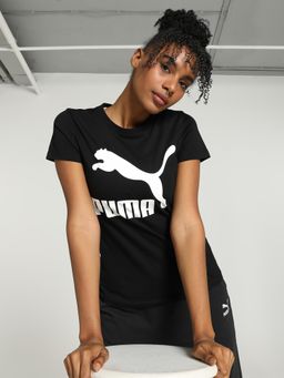Puma - Classics Logo Womens Black T-Shirt
