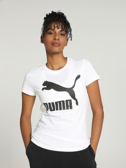 Puma - Classics Logo Women's White T-Shirt
