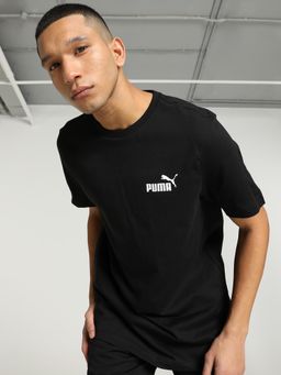 Puma - Essentials Small Logo Men's Black T-Shirt