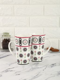 India Circus by Krsnaa Mehta - Appliqued Harmony Conical Mug (Set of 2)