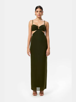 BEYOND - Coastline Mesh Dress - Green