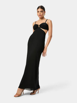 BEYOND - Coastline Mesh Dress - Black