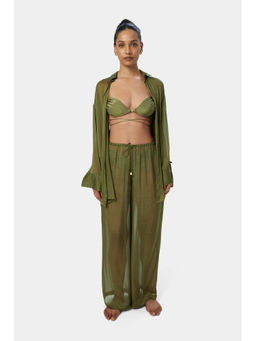 BEYOND - Twilight Pant - Olive