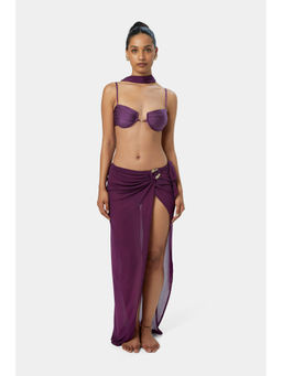 BEYOND - Crest Sarong - Purple