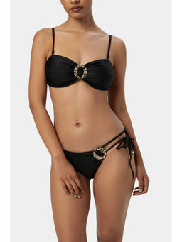 BEYOND - Crest Bikini Bottom - Black