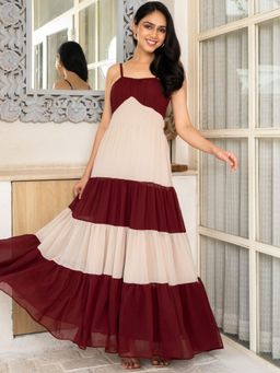 HOUSE OF JAMOTI - Brownyard Vintage Maxi Dress