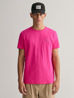GANT - Men Pink Solid Original T-Shirt