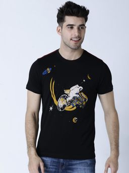 Huetrap - Mens Black Short Sleeve T-Shirt