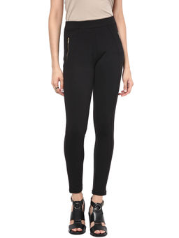 Gipsy - Black Casual Rayon Jeggings
