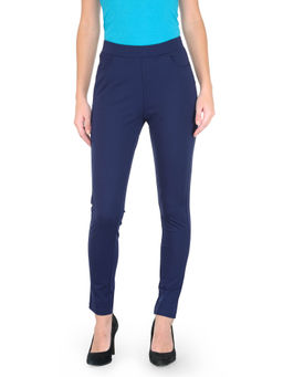 Gipsy - Navy Casual Rayon Jeggings