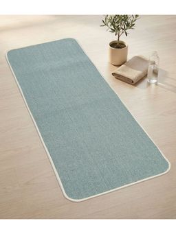 Saral Home - Cotton Yoga Mat-Runner-Green-60X180 Cm