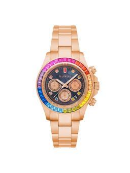 Duxot - Atlantica Limited Edition Chronograph 36Pcs Cubic Zircona Round Dial Mens Watch - Dx-2048-22