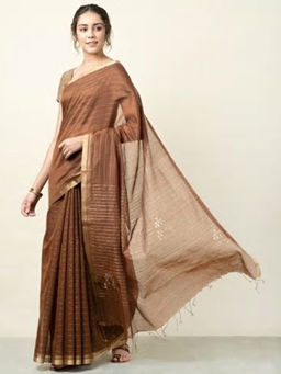 Fabindia - Cotton Silk Chanderi Sari