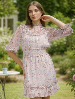 Freehand - Women Floral Printed Mini Dress