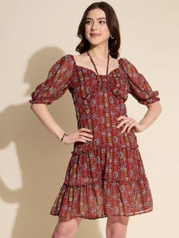 Freehand - Women Printed Mini Dress