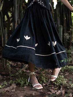URNAM - Black Alba Skirt