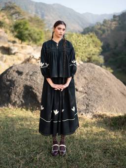 URNAM - Black Trillo Co-Ords Sets