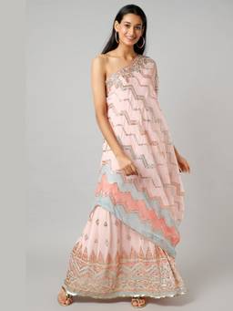 Gopi Vaid - Tahira One Shoulder Co-Ord Set