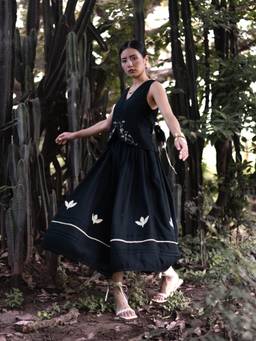 URNAM - Black Alba Co-Ords Sets