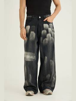 Chapter 2 - Black Brushed Baggy Jeans