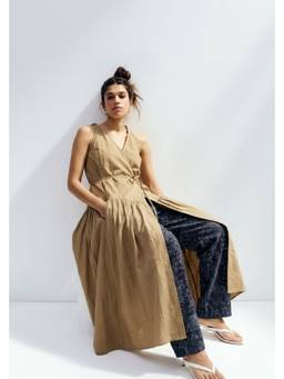 Doodlage - Beige Crayon Dress