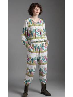 FELRIO - Multicolor Floral Print Cotton Cord-Set