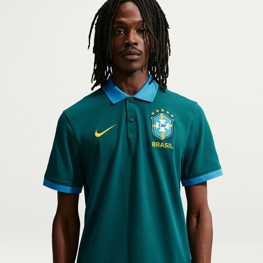 Brazil The Nike Polo - Nike Brazil The Polo Men's Dri-FIT Football Polo