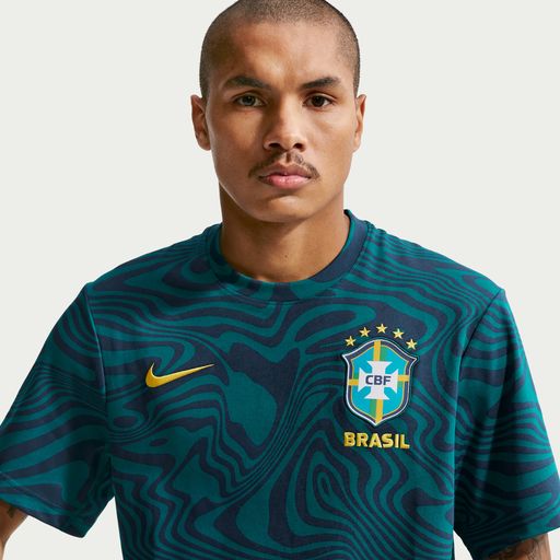 Brazil Primary - Nike Brazil Primary Men's Dri-FIT Football T-Shirt