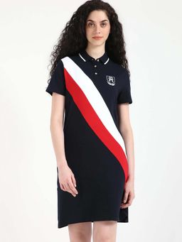 Tommy Hilfiger - Cotton Blue T-Shirt Dress