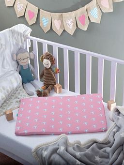 The White Willow - Baby Full Crib Wedge Pillow Pink
