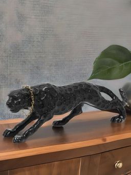 At Home by Nilkamal - Panther Showpiece Brown