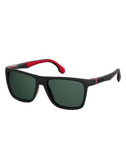 CARRERA - Sunglasses Green Lens Rectangular Sunglass Black Frame