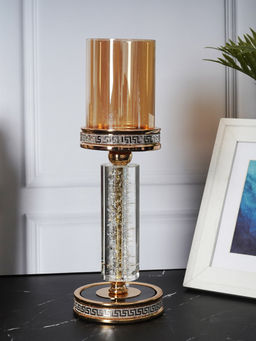 Aarvi Decor - Gold Opulent Glow Candle Holder