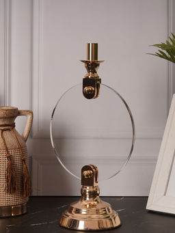 Aarvi Decor - Gold Aura Alight Candle Holder